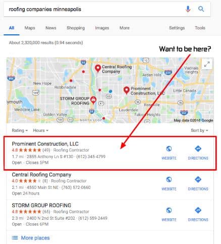 Roof marketing company results Roofing SEO